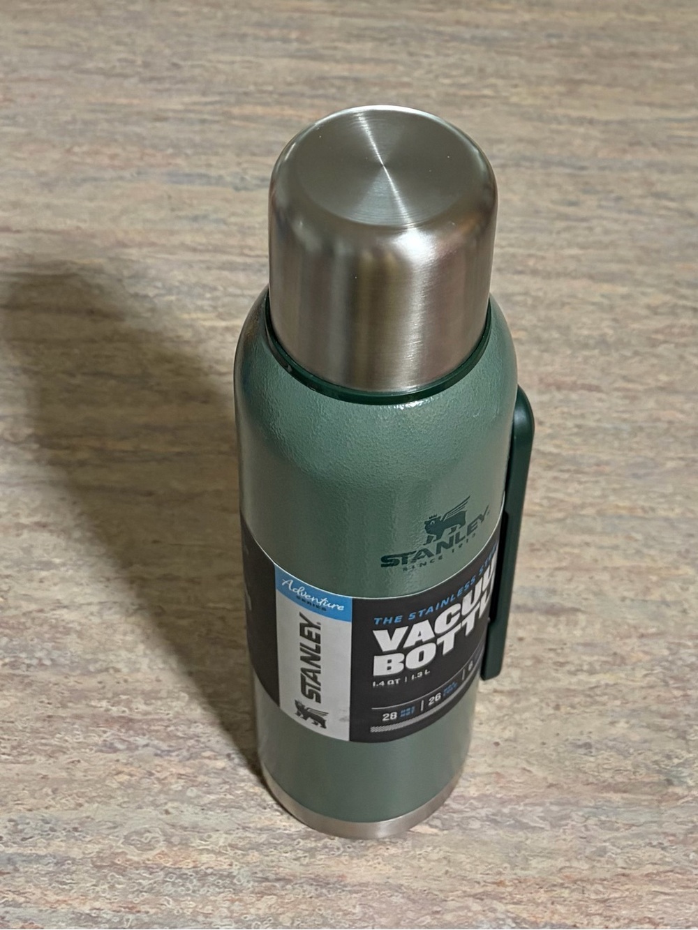 Stanley The Stainless Steel Vacuum Green Bottle Size 1.3L